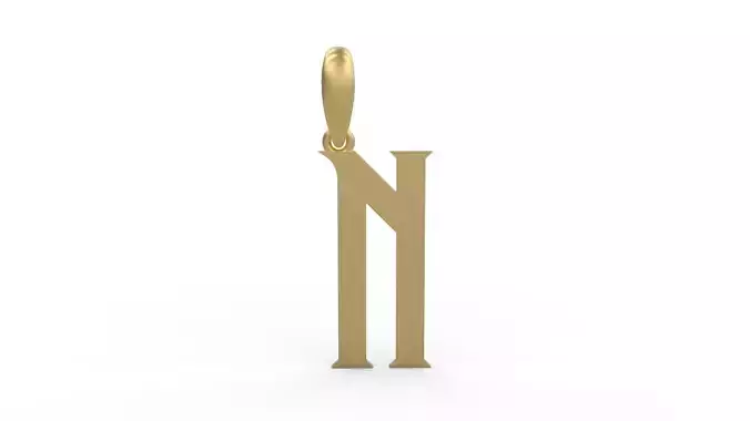Initial Letters Pendant Crawler N
