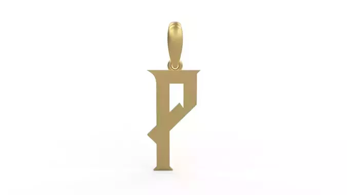 Initial Letters Pendant Crawler P