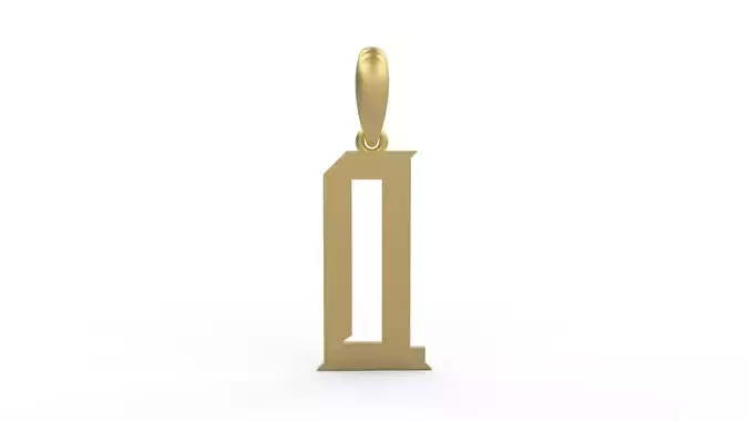 nitial Letters Pendant Crawler Q