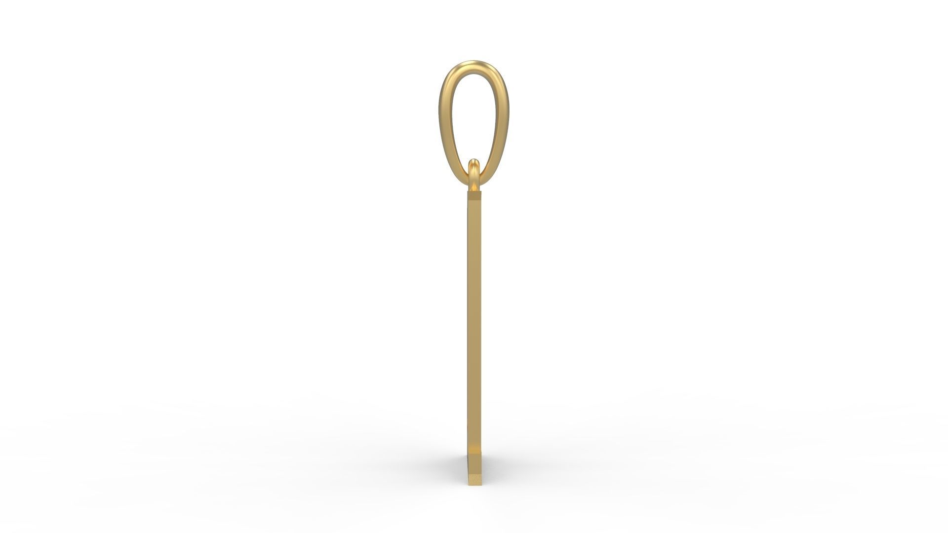 nitial Letters Pendant Crawler Q 3D print model_2