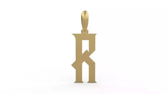 Initial Letters Pendant Crawler R