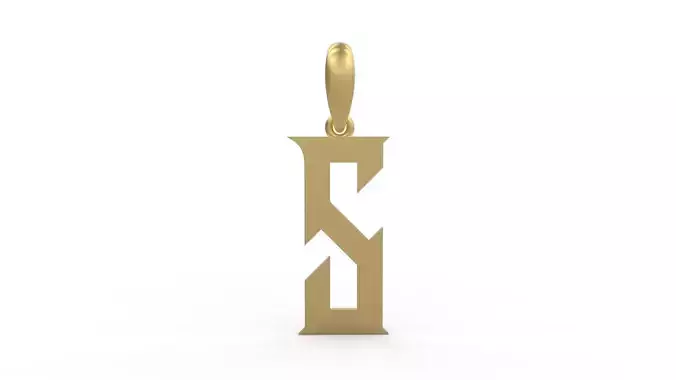 Initial Letters Pendant Crawler S