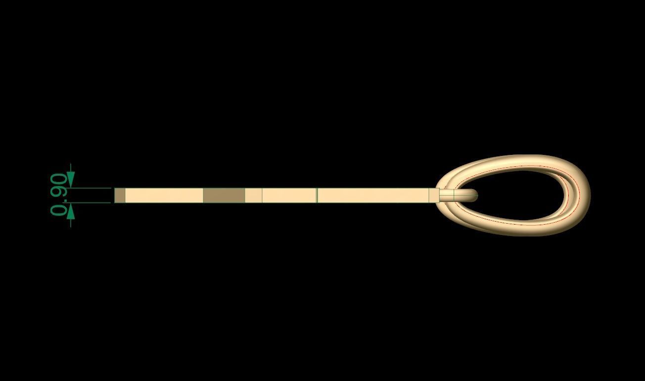 Initial Letters Pendant Crawler S 3D print model_5