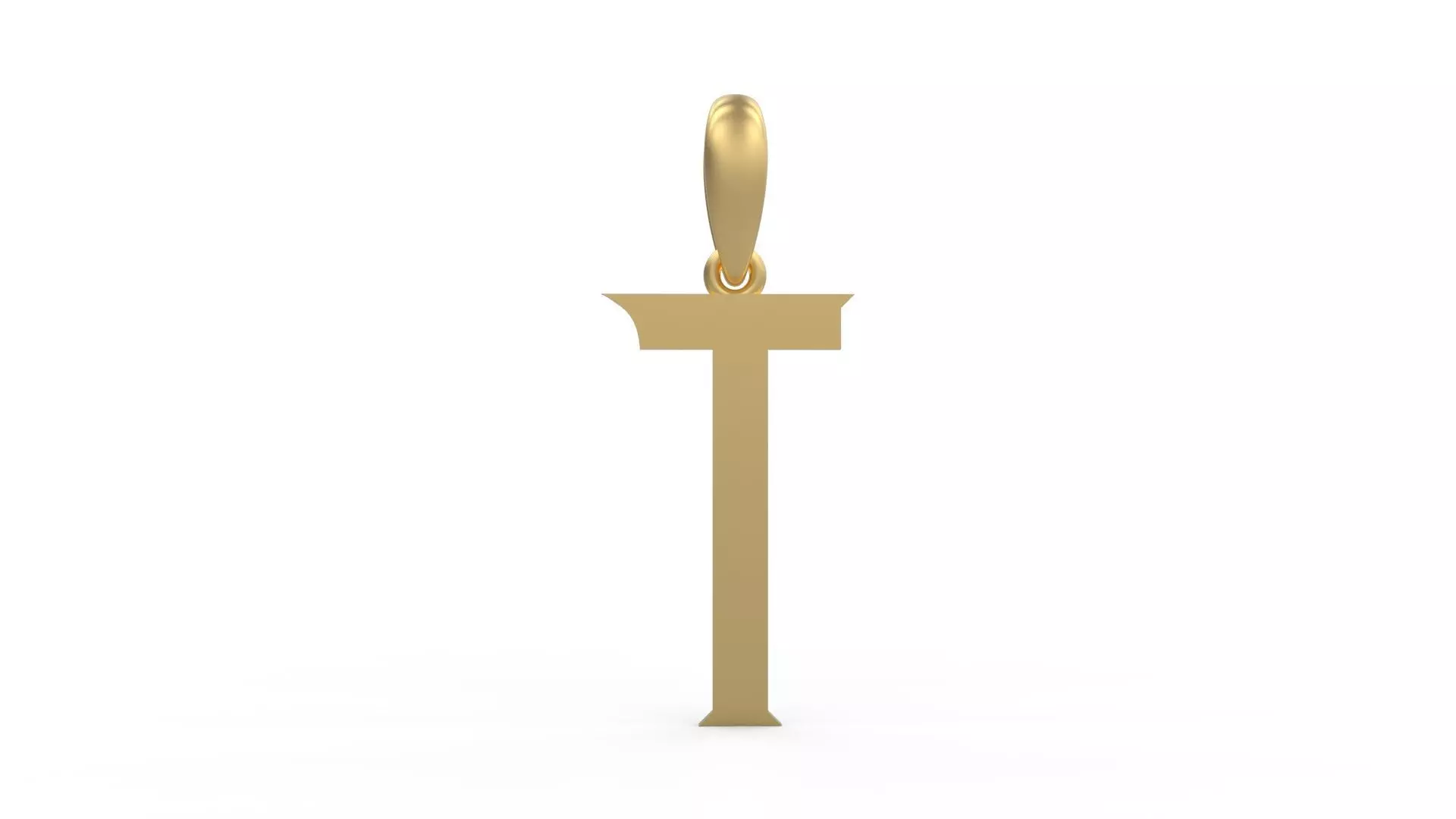 Initial Letters Pendant Crawler T 3D print model_0