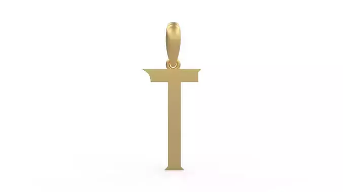 Initial Letters Pendant Crawler T