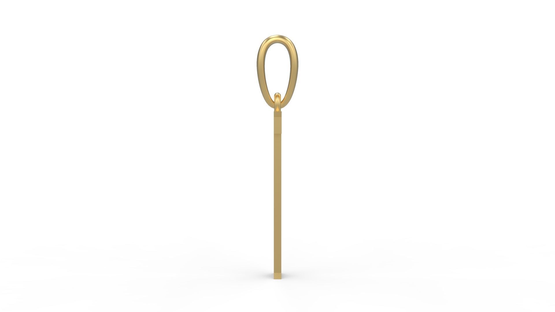 Initial Letters Pendant Crawler T 3D print model_2