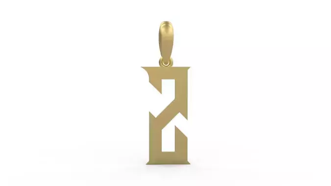 Initial Letters Pendant Crawler Z