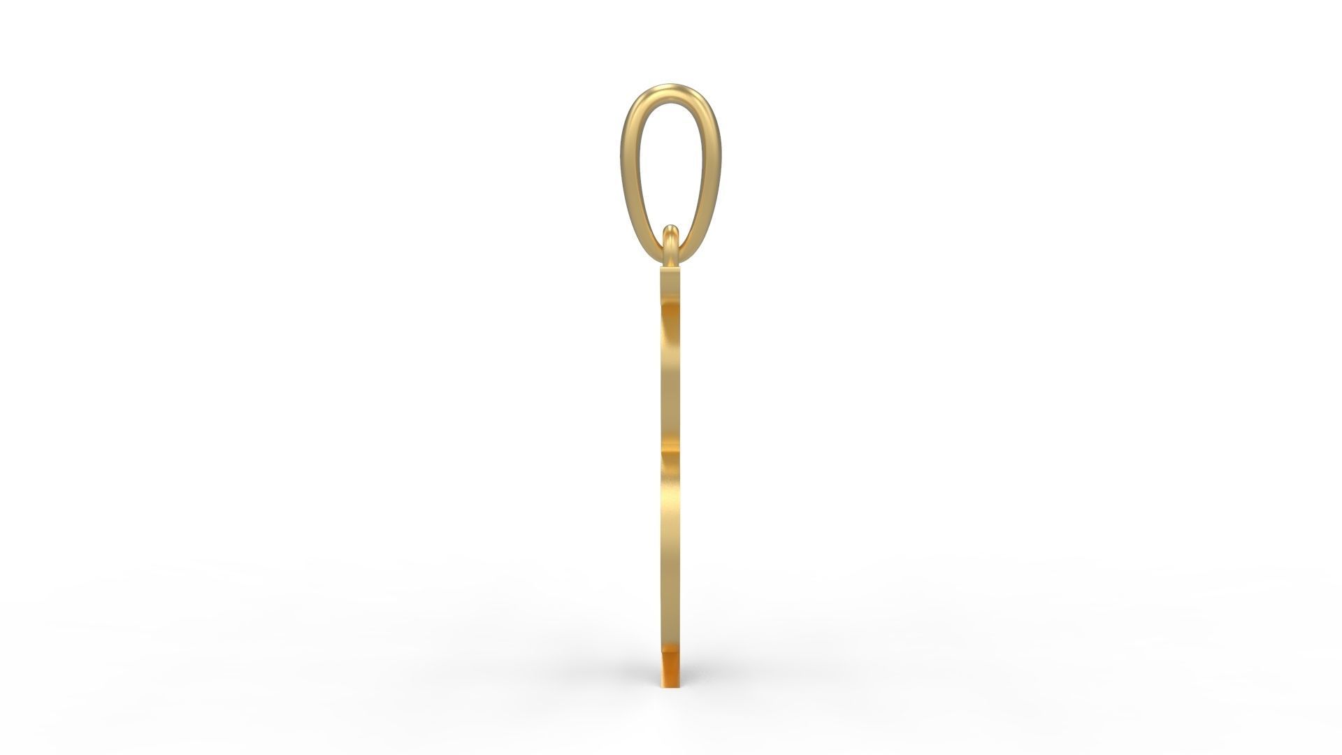 Initial Letters Pendant Creator Campo B 3D print model_2