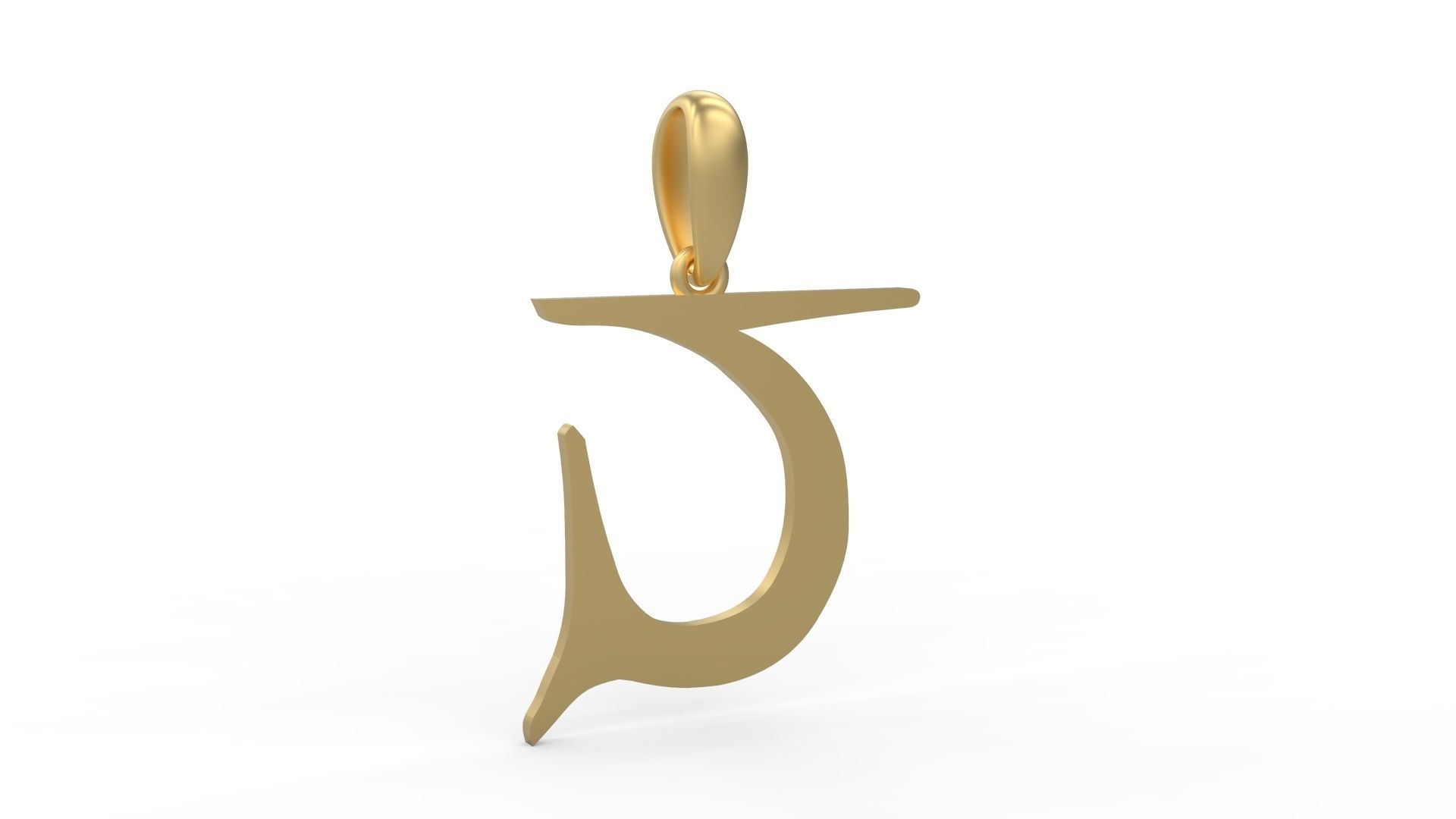 Initial Letters Pendant Creator Campo C 3D print model_3