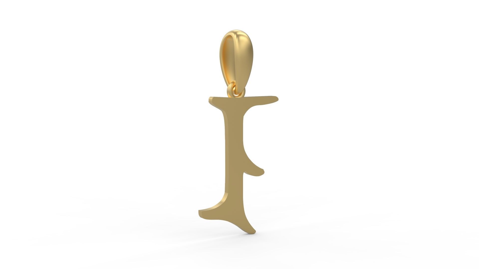 Initial Letters Pendant Creator Campo I 3D print model_3