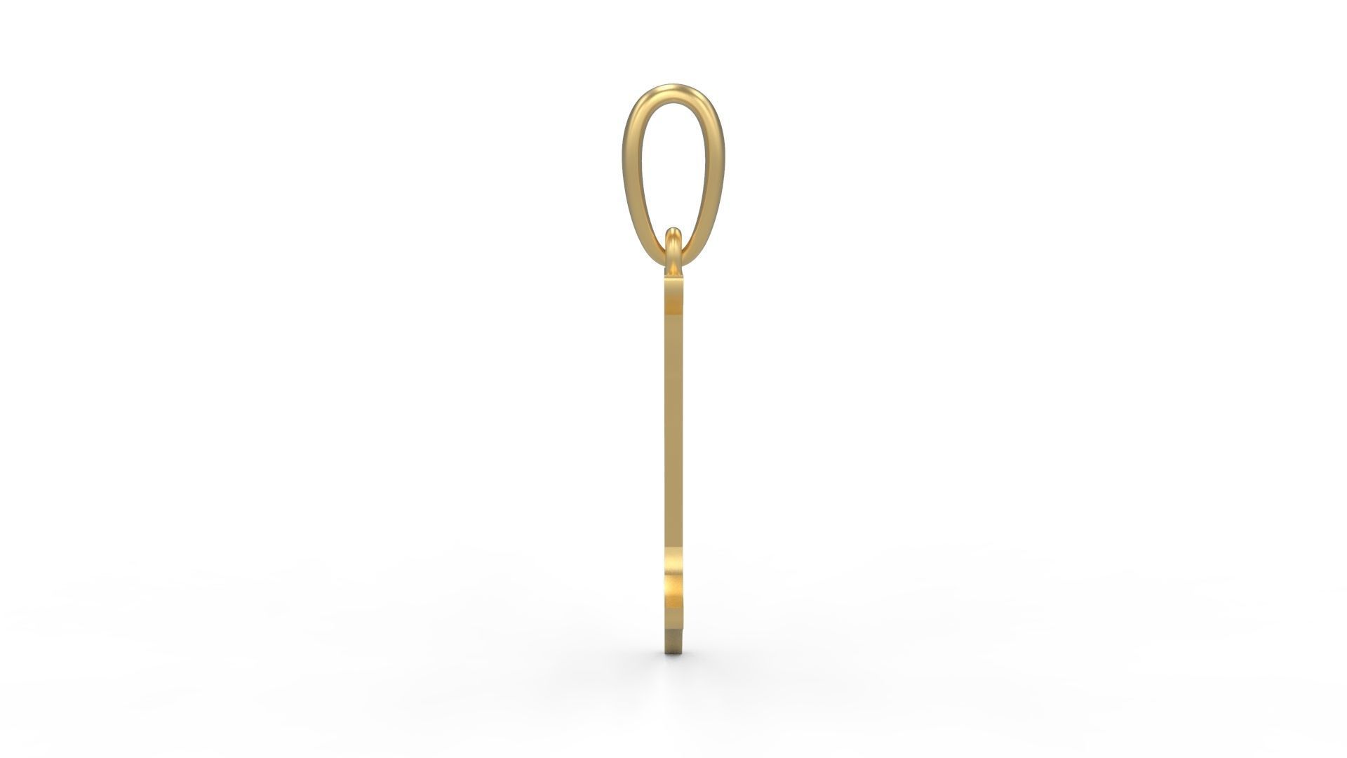 Initial Letters Pendant Creator Campo I 3D print model_2