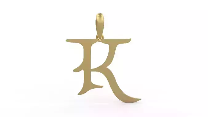 Initial Letters Pendant Creator Campo K