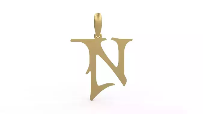 Initial Letters Pendant Creator Campo N