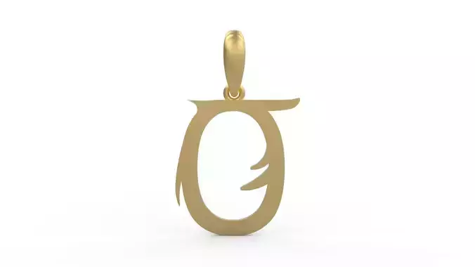 Initial Letters Pendant Creator Campo O