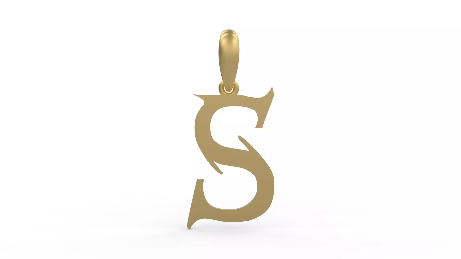 Initial Letters Pendant Creator Campo S 3D print model_0