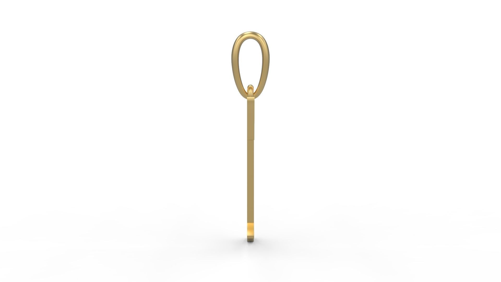 Initial Letters Pendant Creator Campo T 3D print model_2