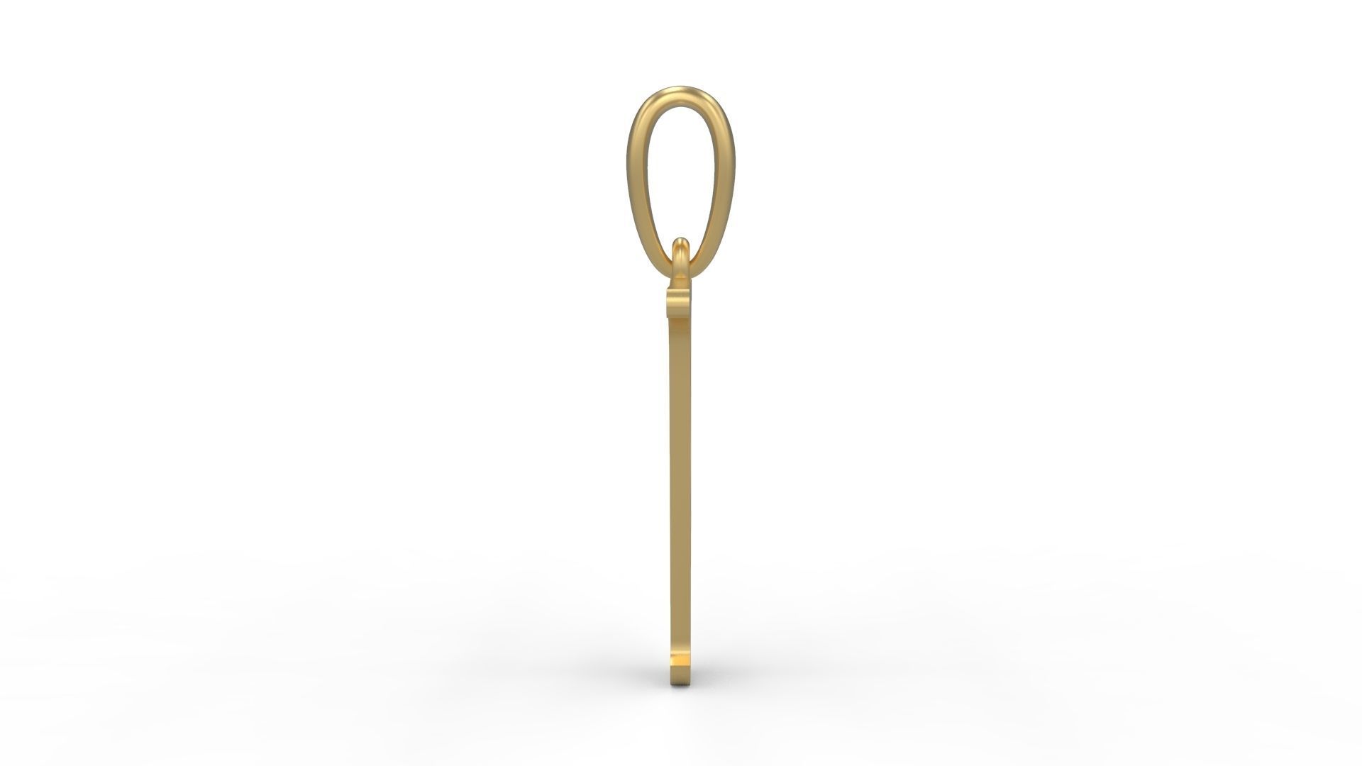 Initial Letters Pendant Creator Campo V 3D print model_2