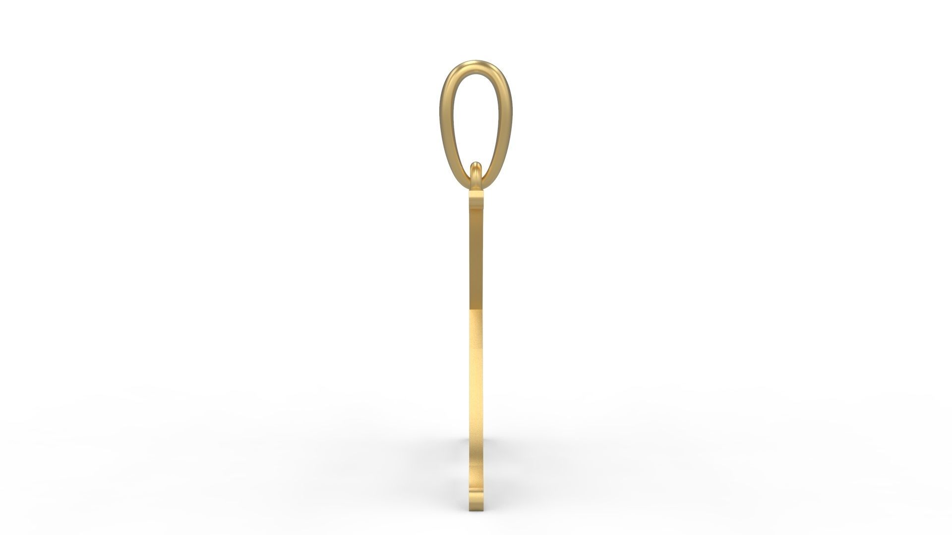 Initial Letters Pendant Creator Campo X 3D print model_2