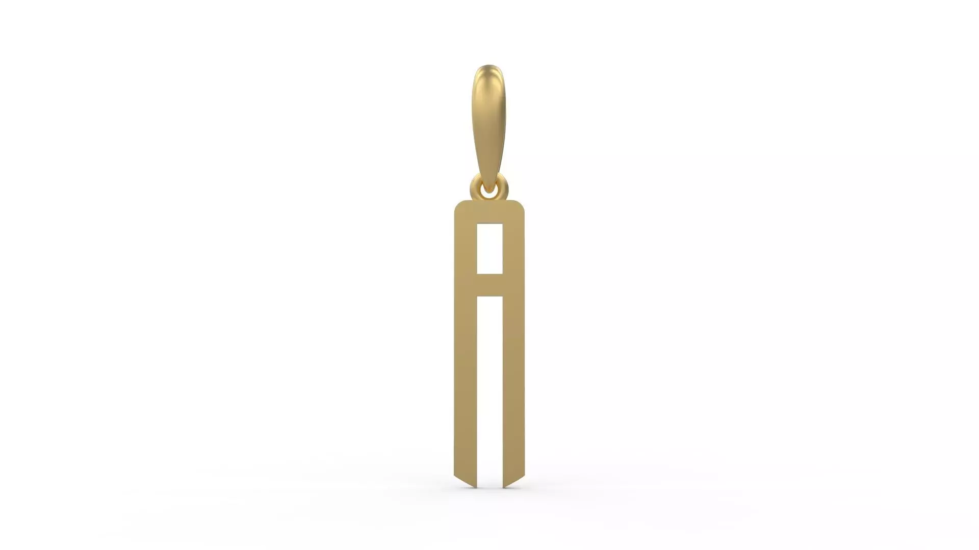 Initial Letters Pendant Crepitus A 3D print model_0