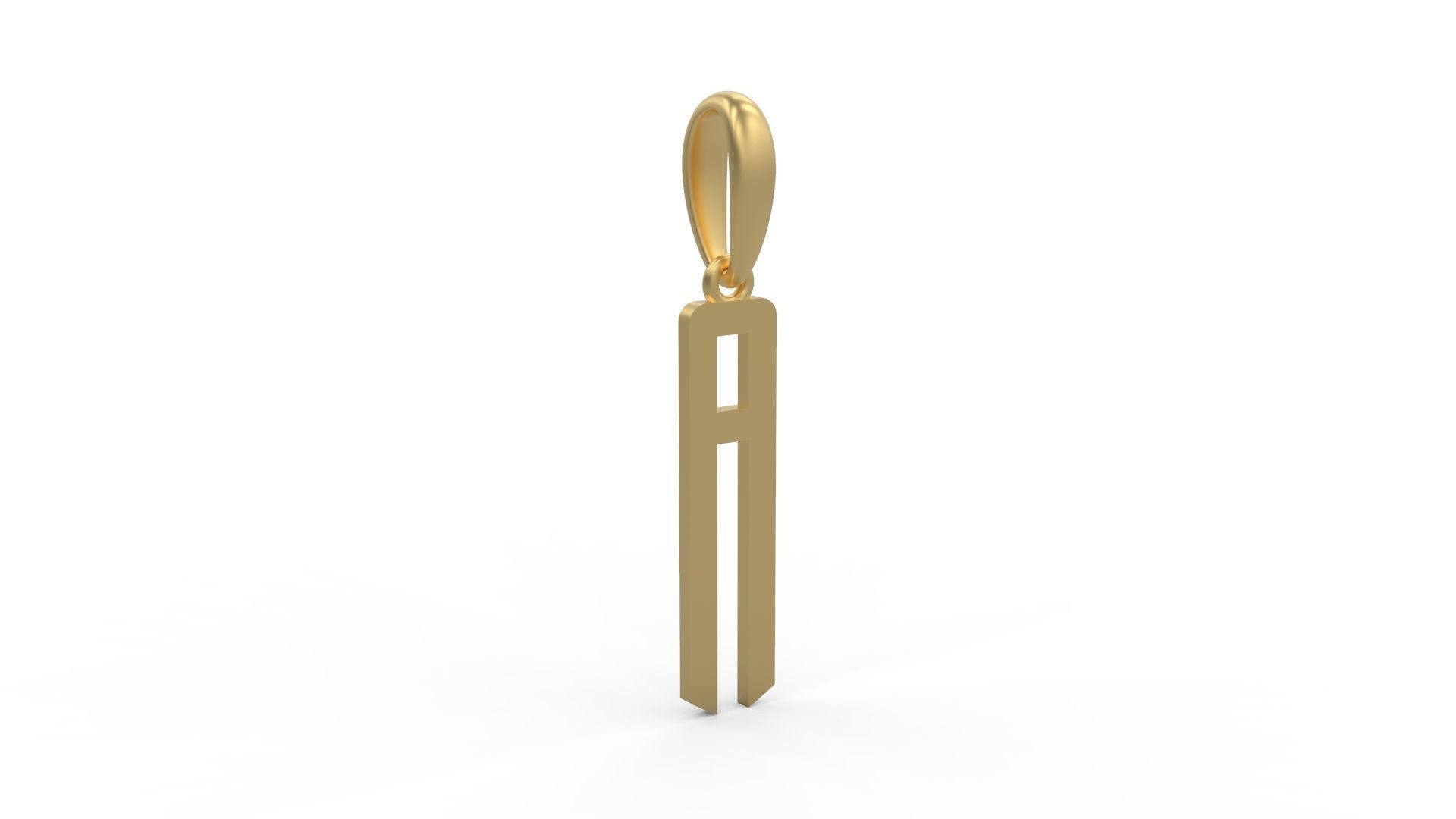 Initial Letters Pendant Crepitus A 3D print model_3