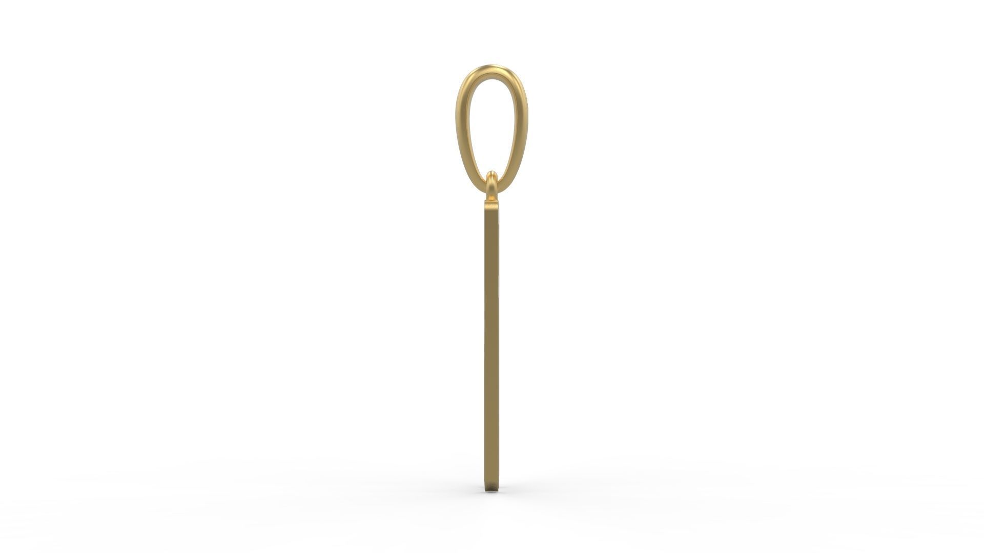 Initial Letters Pendant Crepitus A 3D print model_2