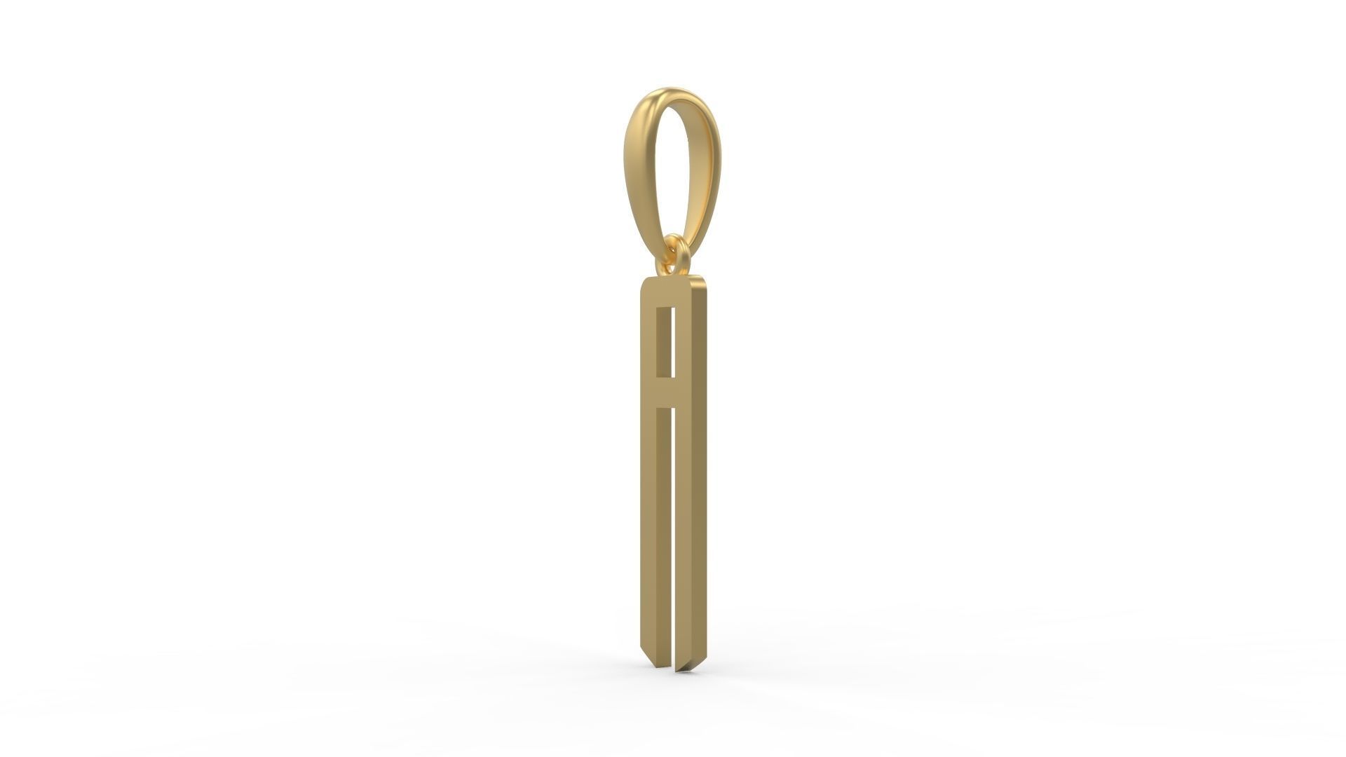 Initial Letters Pendant Crepitus A 3D print model_1