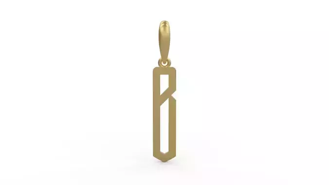 Initial Letters Pendant Crepitus B