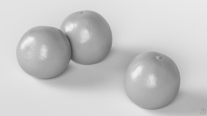 Watermelon 3D model 4