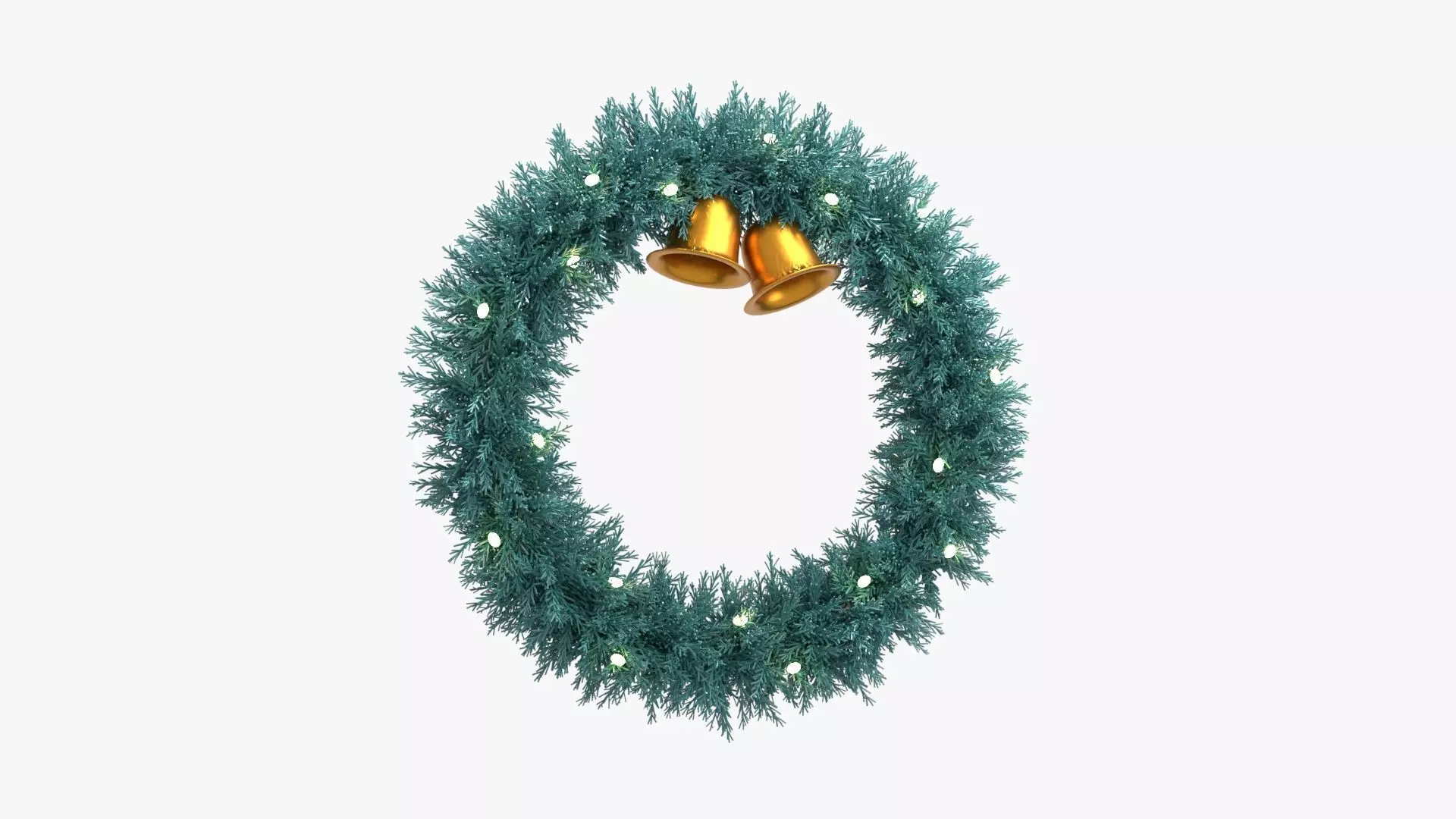 Christmas Wreath 3D model_0