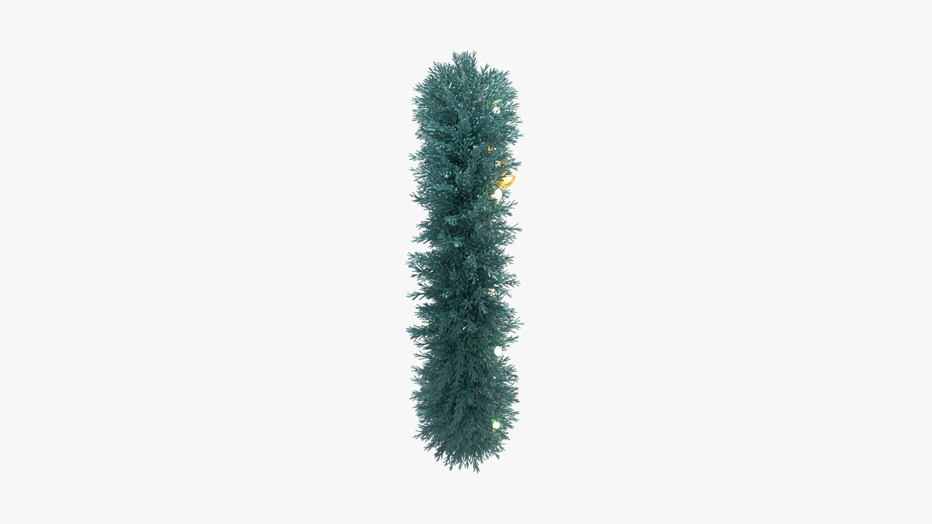 Christmas Wreath 3D model_4
