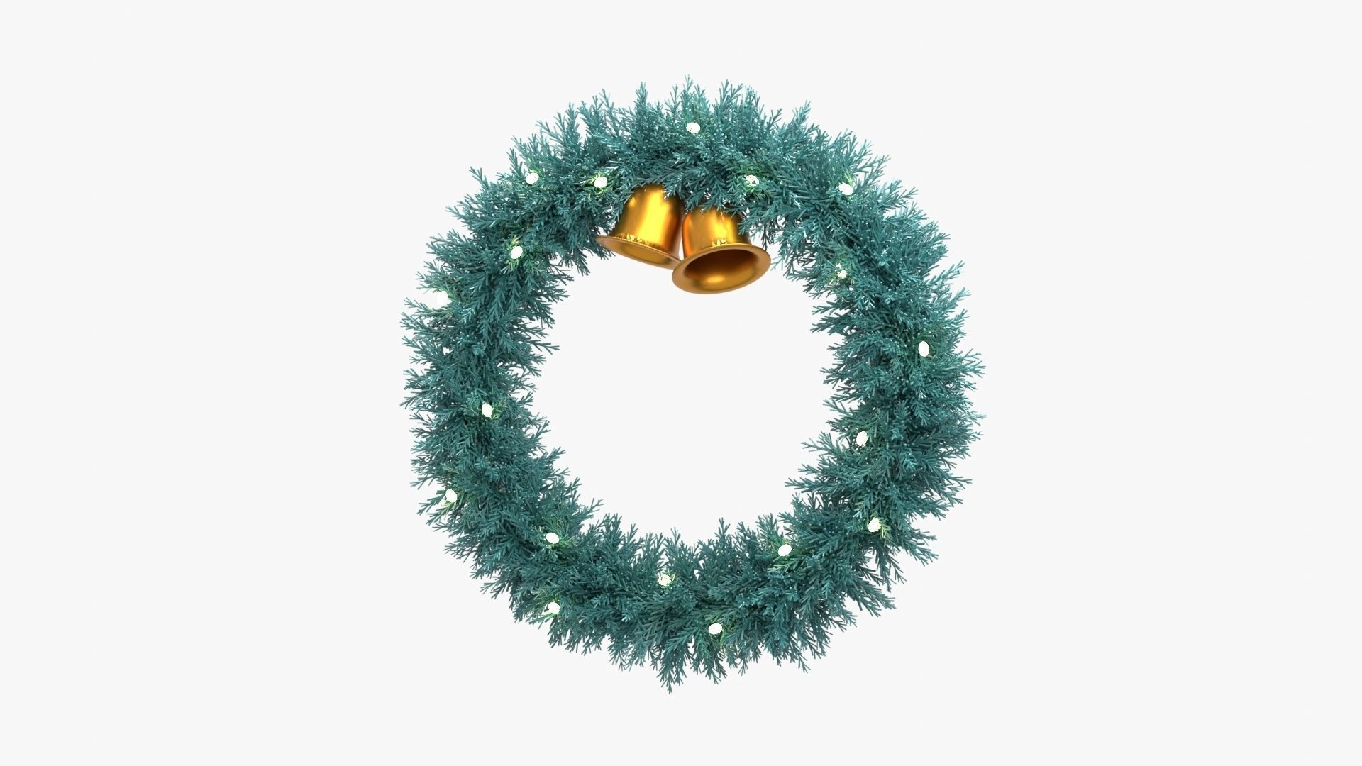 Christmas Wreath 3D model_18