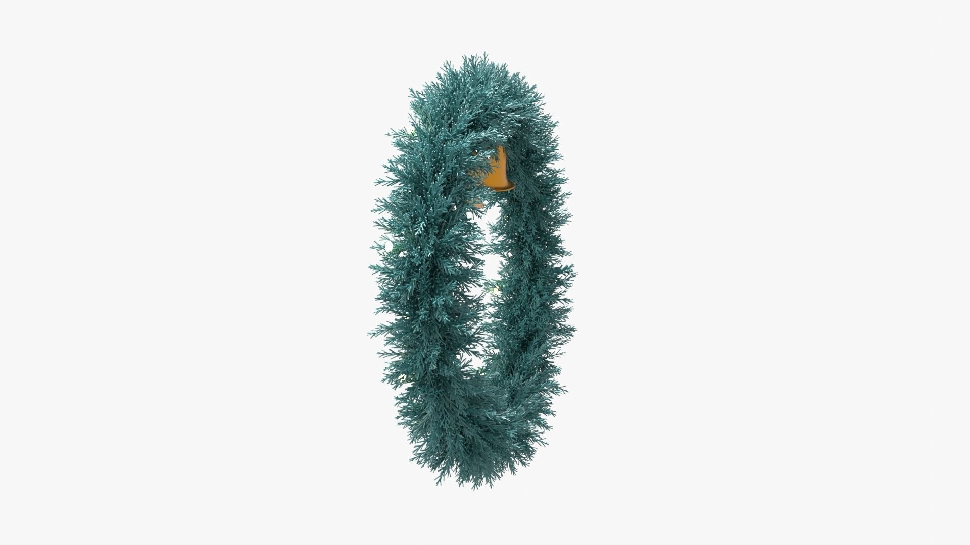 Christmas Wreath 3D model_13