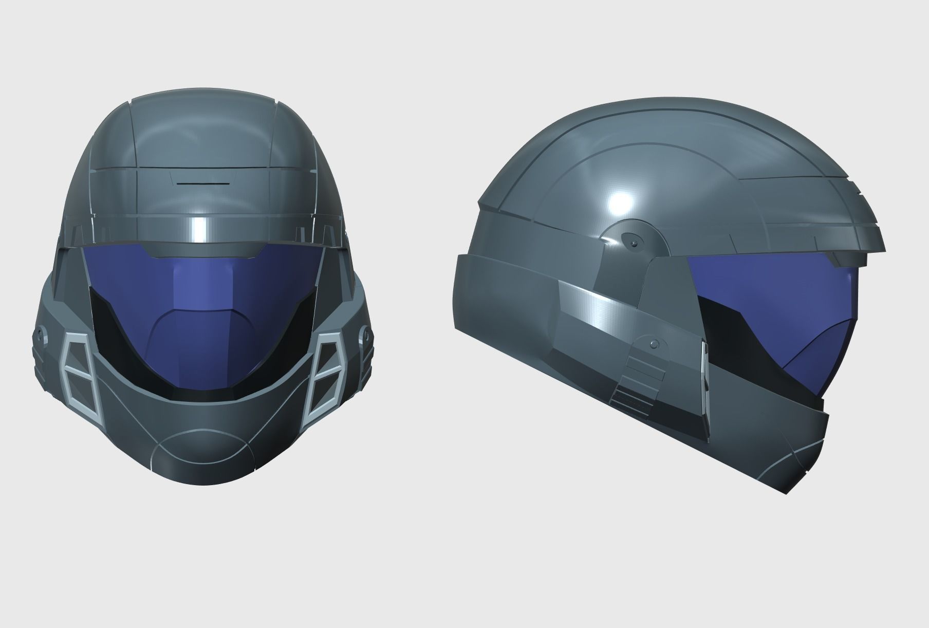 Halo inspired ODST Helmet 3D print model_1