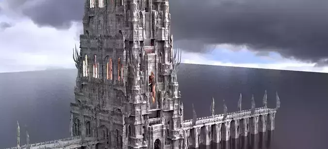 Castle Tower Dark Lord 3D model