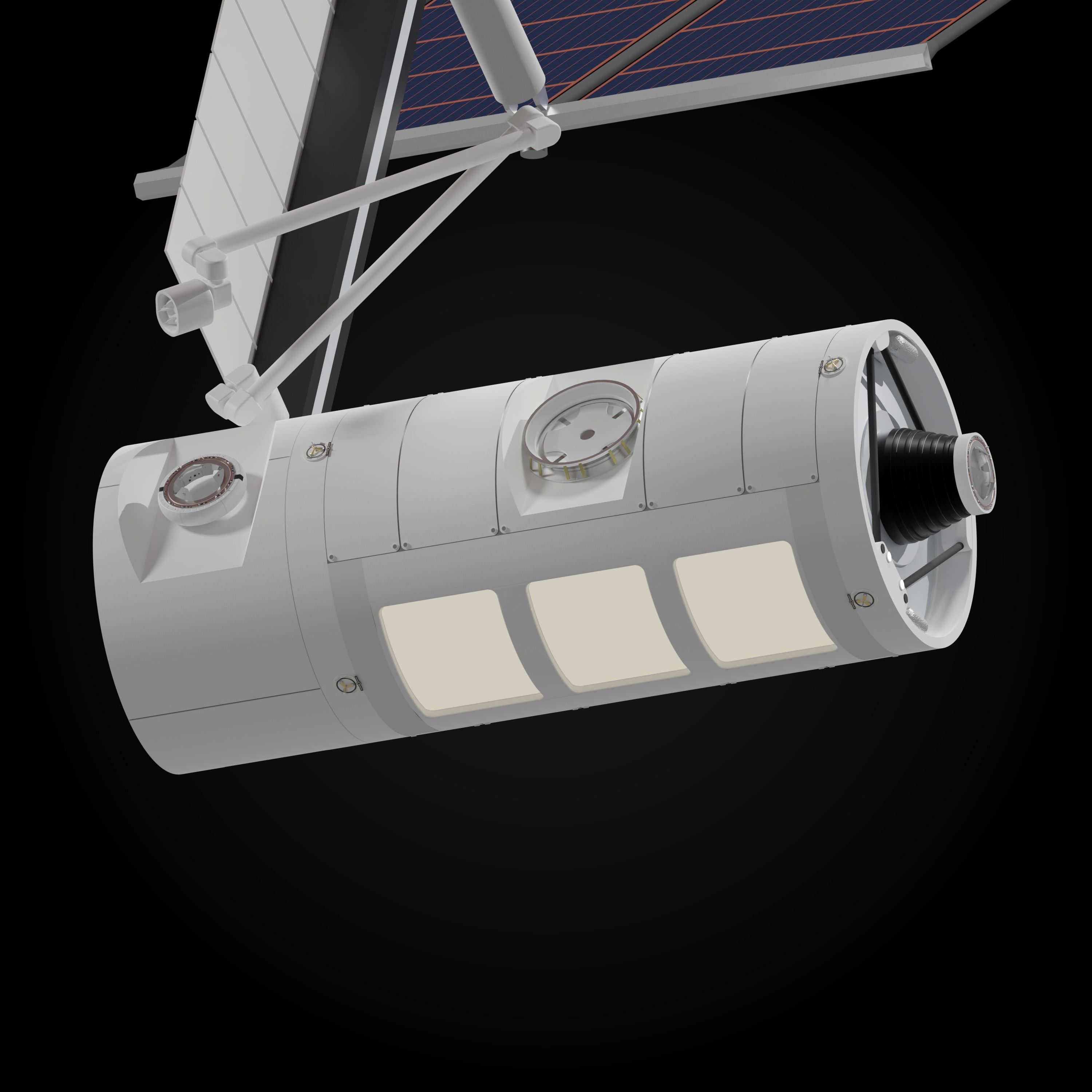 Blue Origin Orbital Reef Core Module 3D model_4