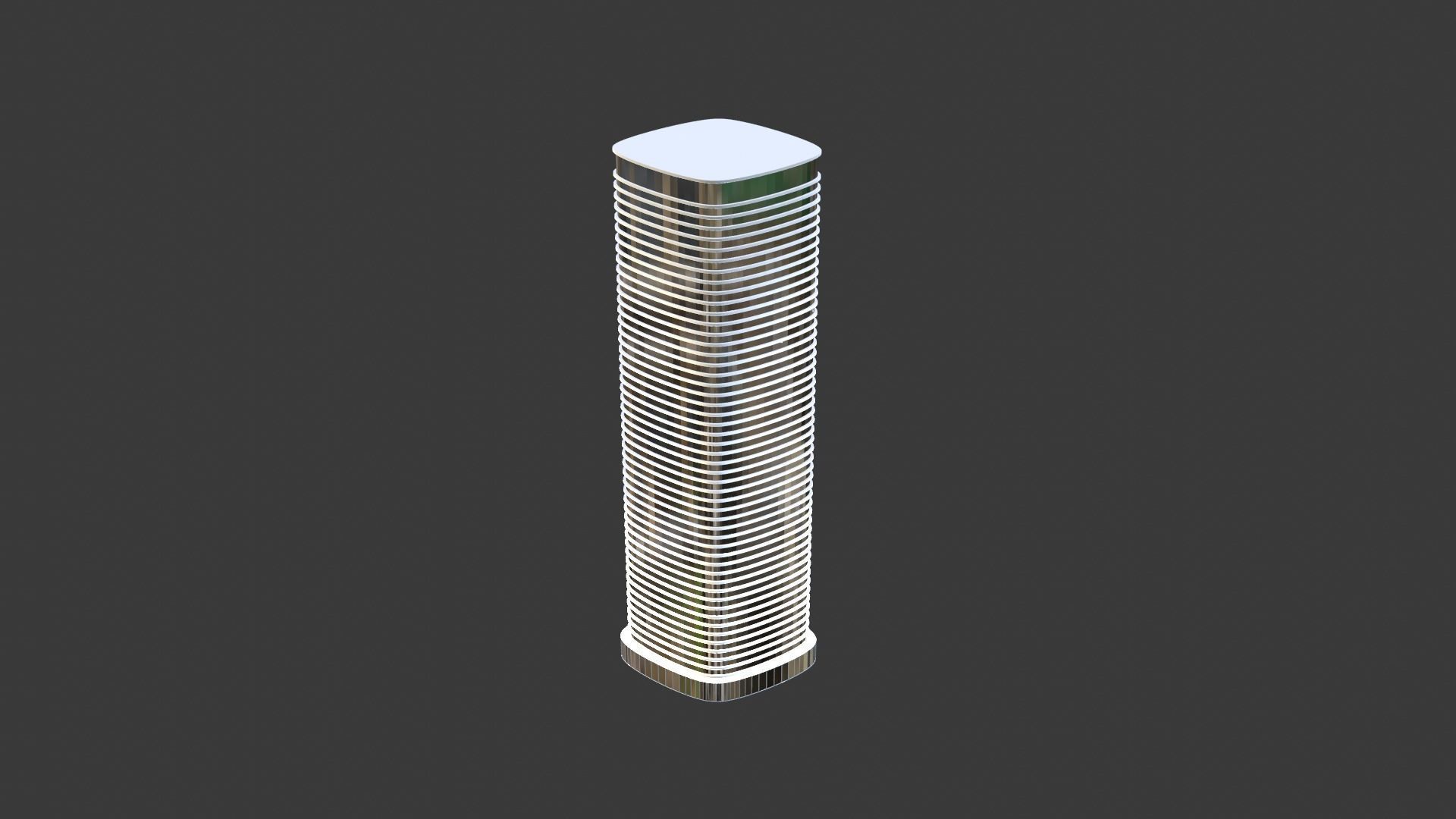 Skyscrapers metal tube 3D Model Collection_18