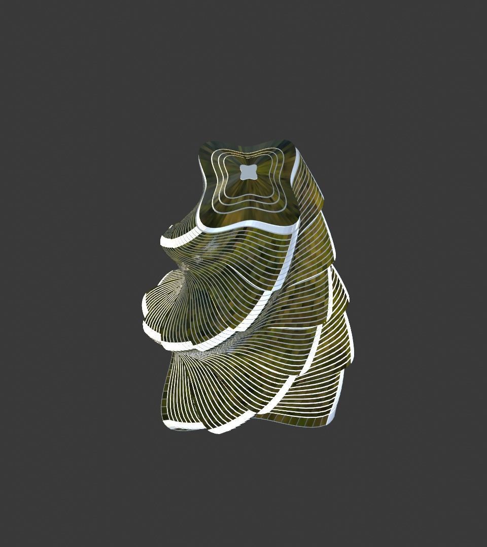 Skyscrapers metal tube 3D Model Collection_31