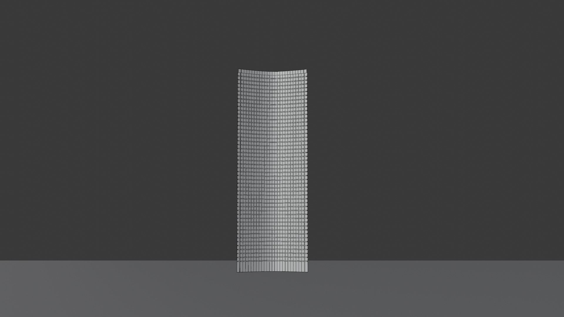 Skyscrapers metal tube 3D Model Collection_24