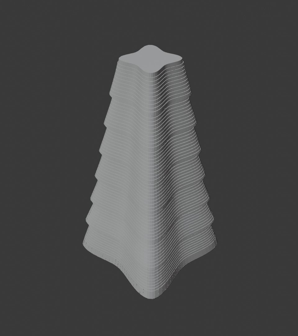 Skyscrapers metal tube 3D Model Collection_27