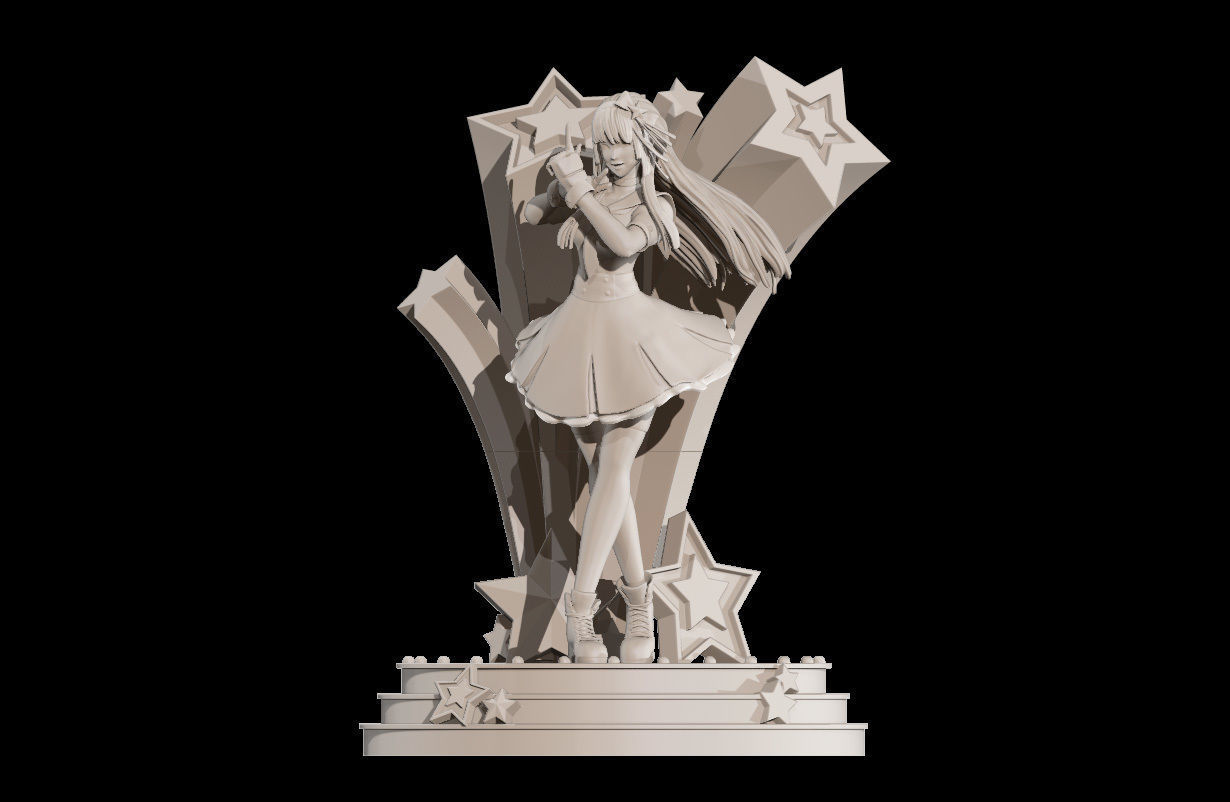 Athena Asamiya from The King of Fighters 3D print model_4