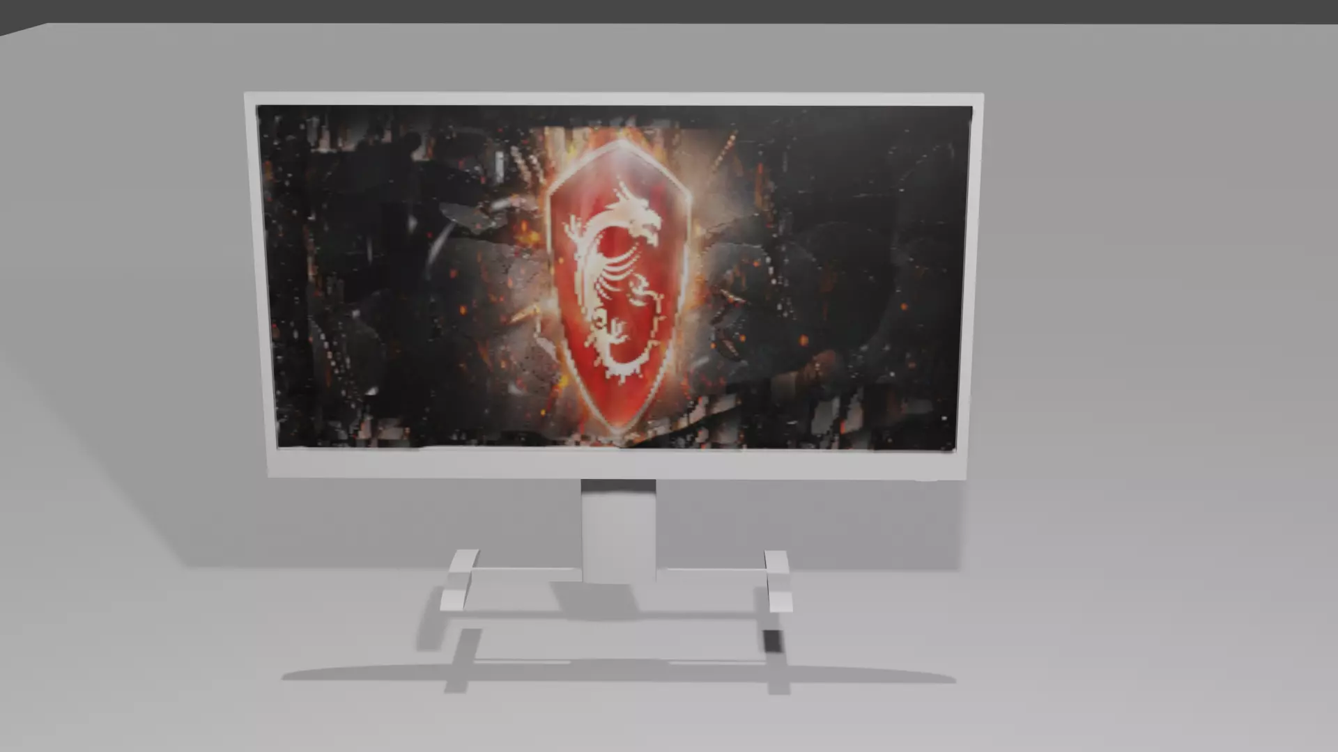 simple monitor Free 3D print model