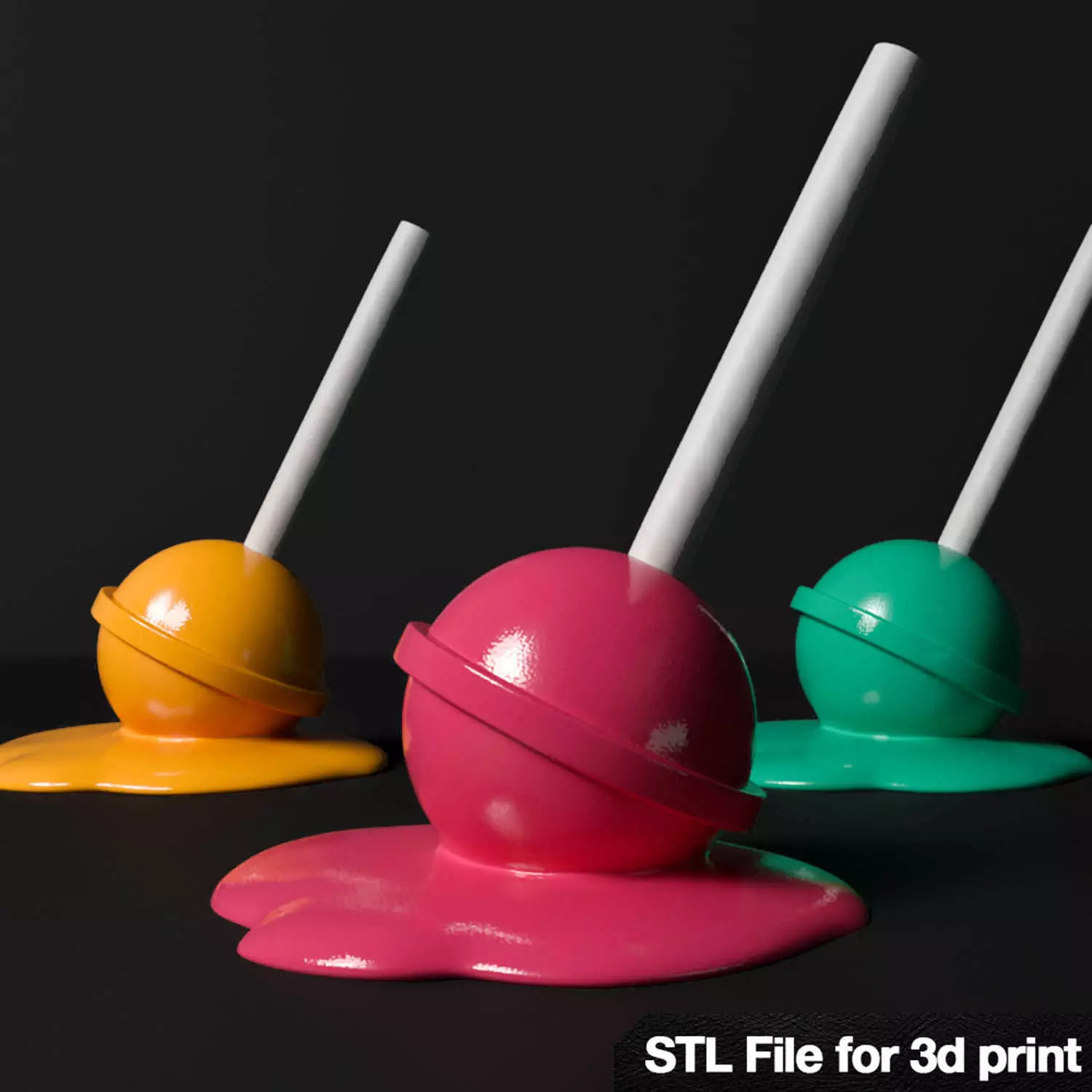 melting Candy  3d printting stl 3D print model_0