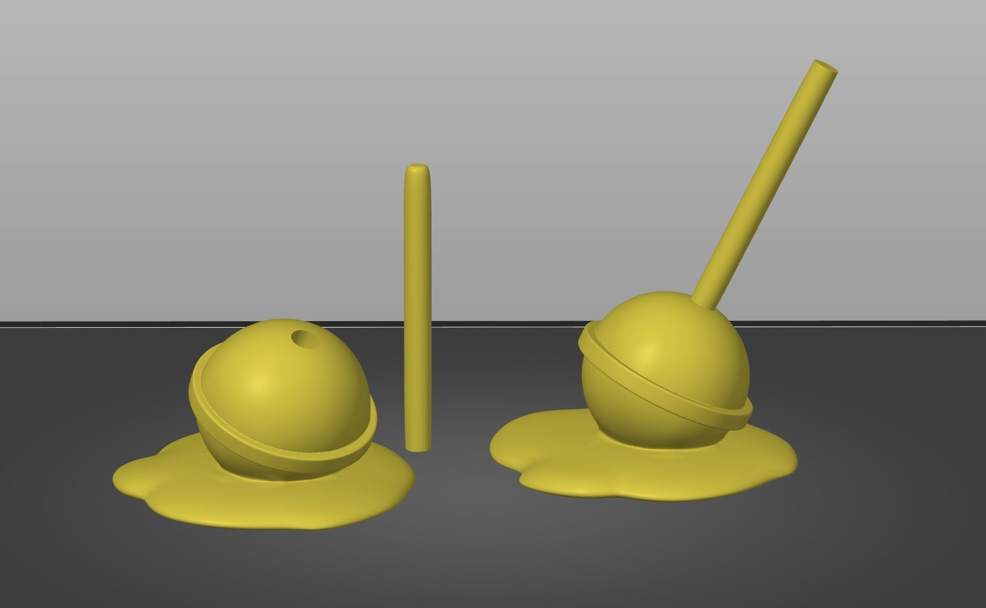 melting Candy  3d printting stl 3D print model_3