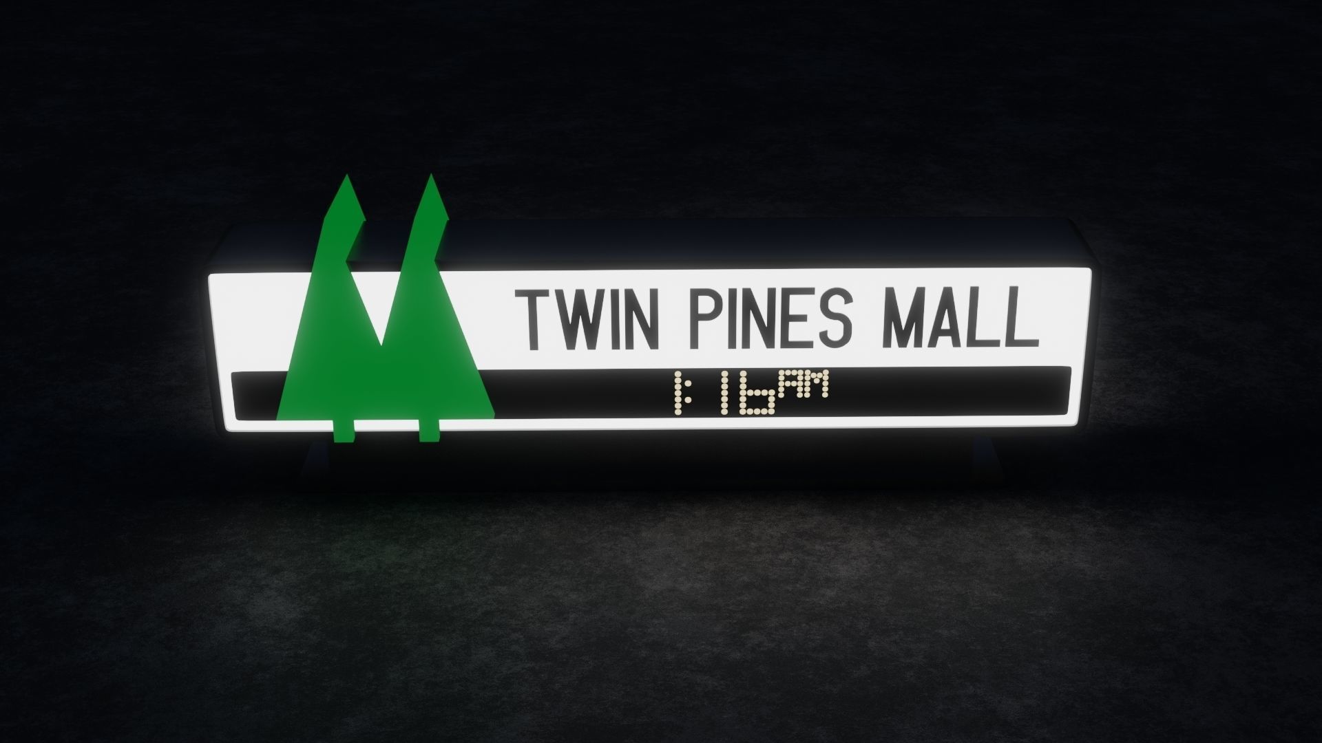 TWIN PINES MALL AND LONE PINE MALL 3D model_1