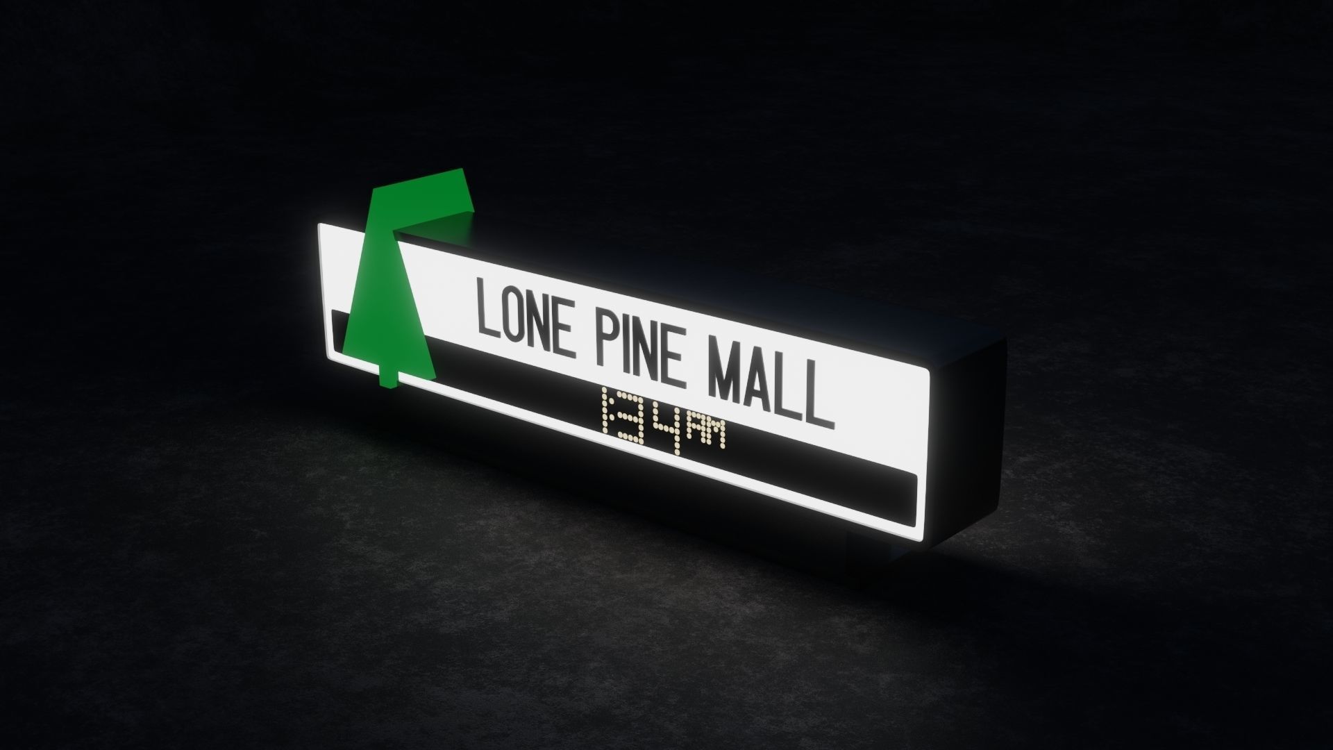 TWIN PINES MALL AND LONE PINE MALL 3D model_3