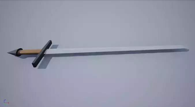 Low Poly Plain Sword