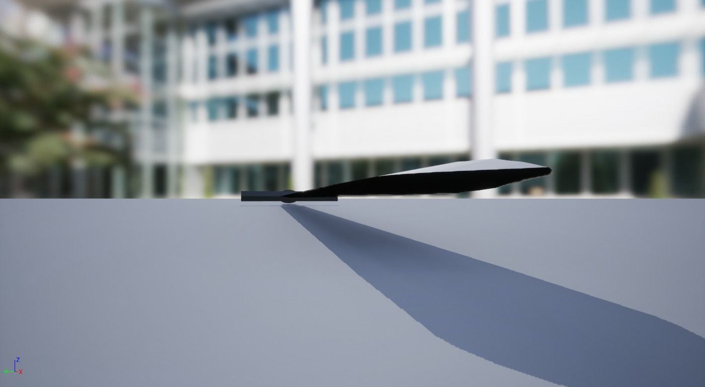 Low Poly Plain Sword 3D print model_4