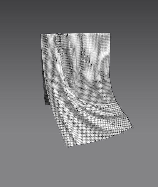 Cloth FBX 879 Low-poly 3D model_1