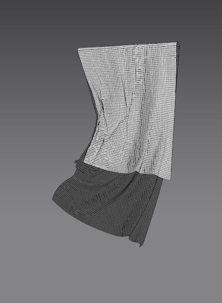 Cloth FBX 879 Low-poly 3D model_9