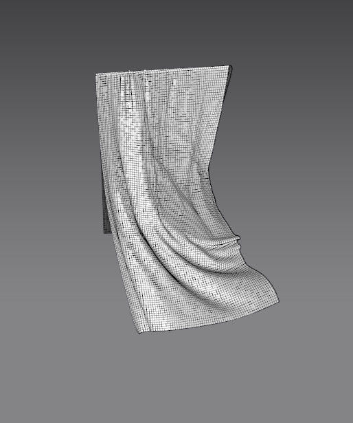 Cloth FBX 879 Low-poly 3D model_7